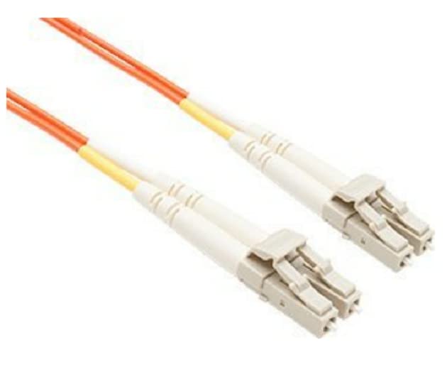 OM2 LC to LC Plenum Duplex 50/125 Multimode Fiber Optic Patch Cable - 80m (262ft) for High-Speed Data Centers, Server Rooms & Network Installations