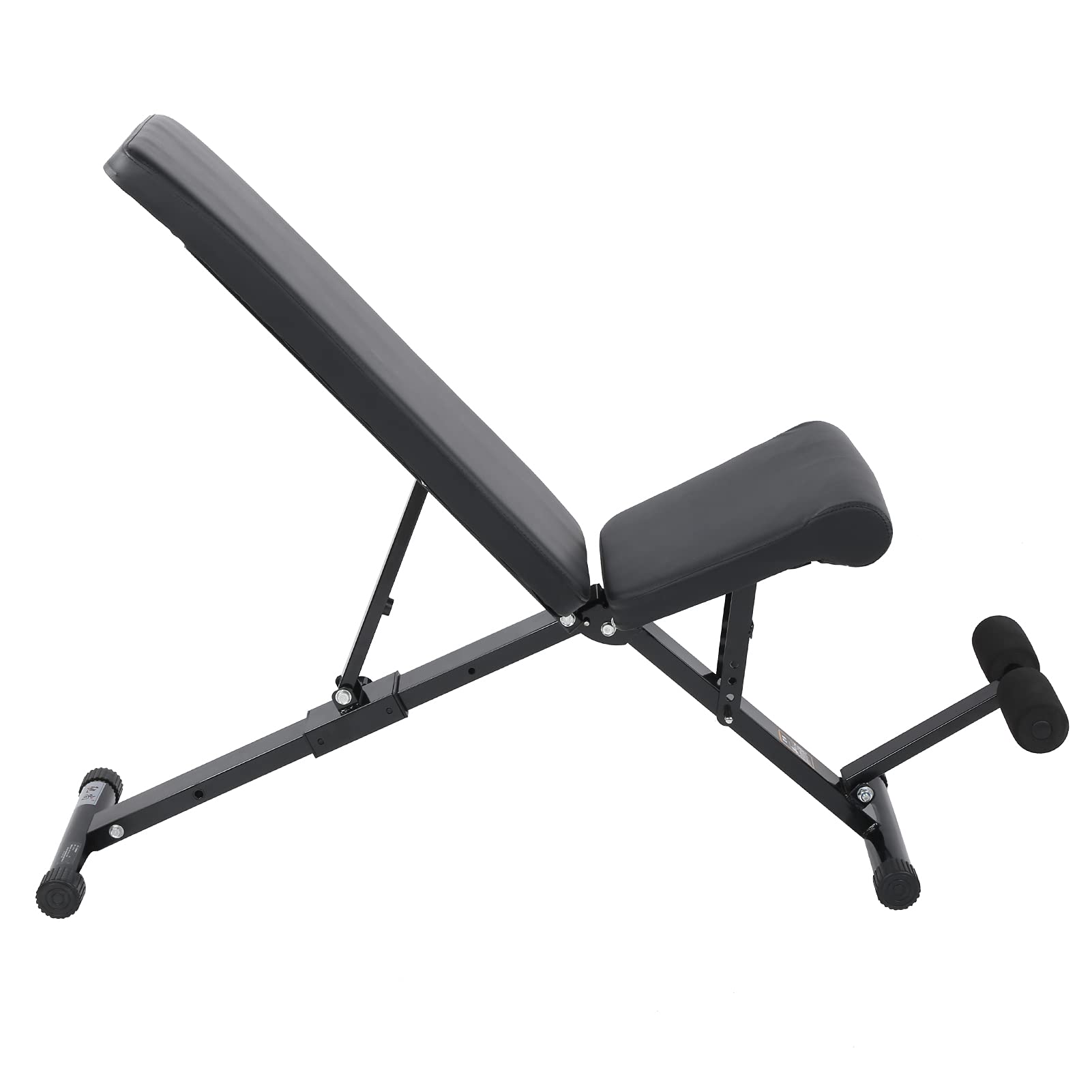 Zerone Adjustable Folding Dumbbell Bench - 300KG Weight Capacity, 8 Back Positions, Multifunctional Home Gym Equipment for Strength Training & Workouts | Perfect for Small Spaces & Home Fitness