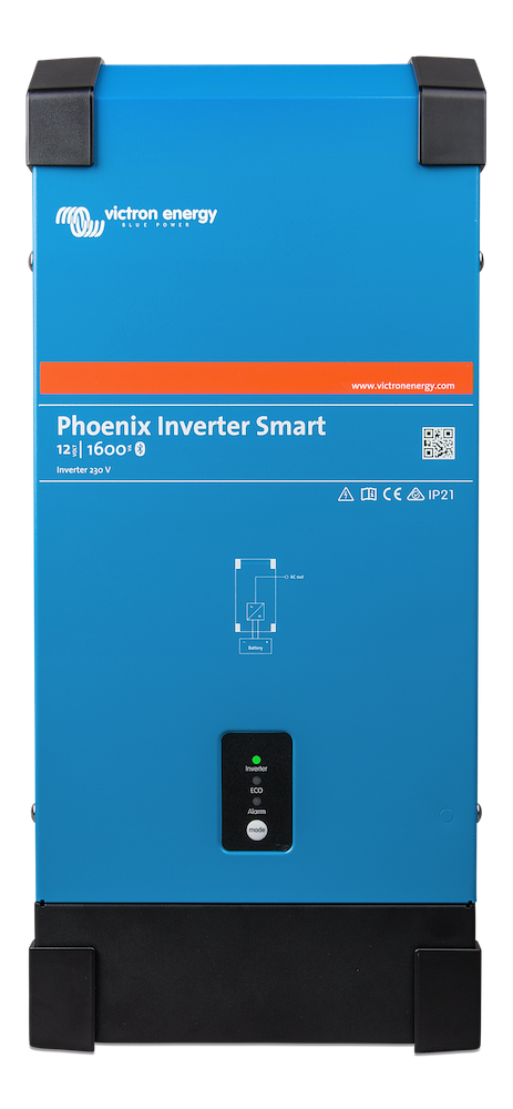 Phoenix 1600W 12V to 230V Pure Sine Wave Power Inverter - Smart Charging for RVs, Boats & Off-Grid Solar Systems
