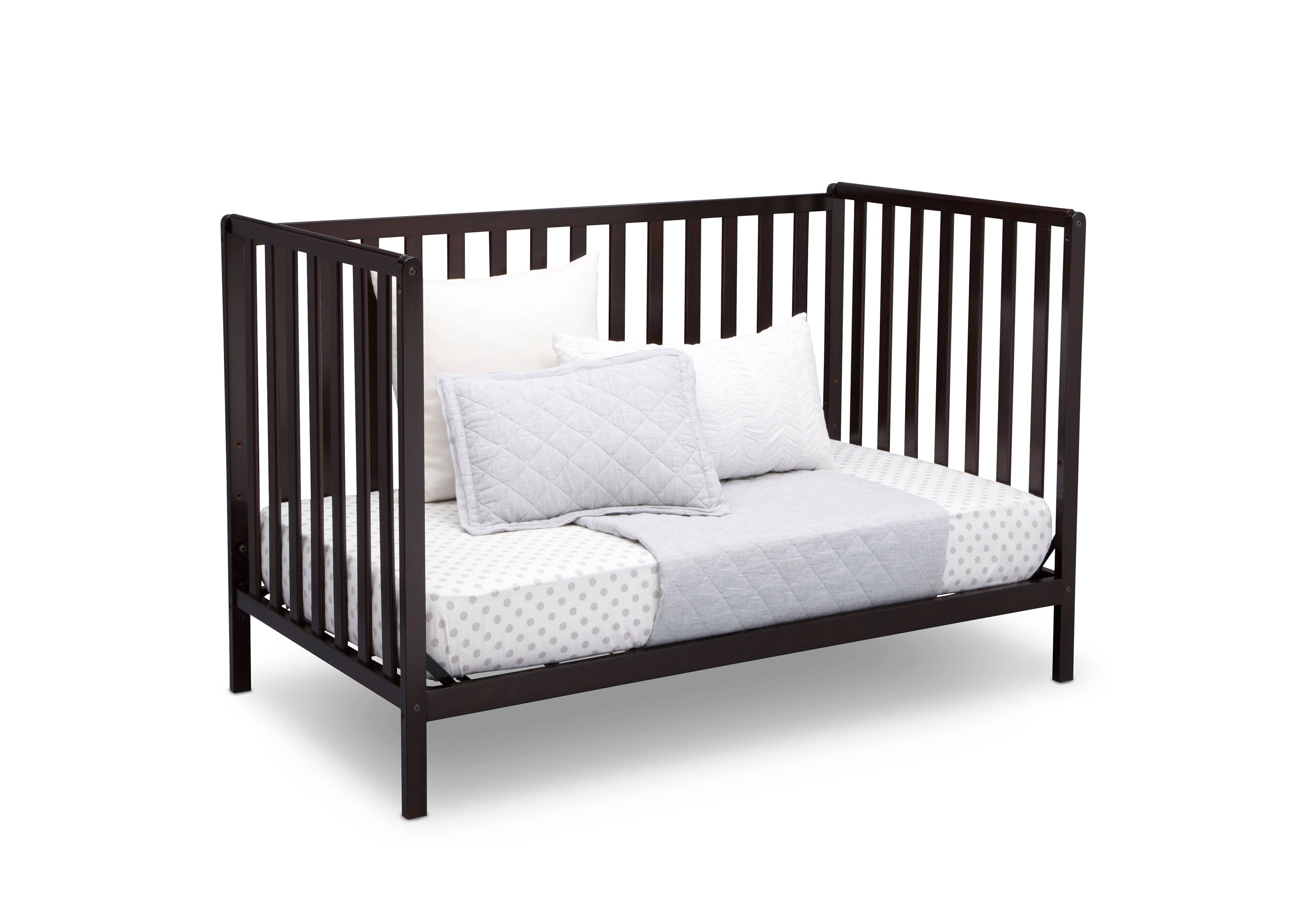 Heartland 4-in-1 Convertible Baby Crib - Toddler Bed, Daybed & Full-Size Bed - Safe Nursery Furniture for Newborn to Adult - Perfect for Baby Rooms, Daycare Centers & Guest Bedrooms