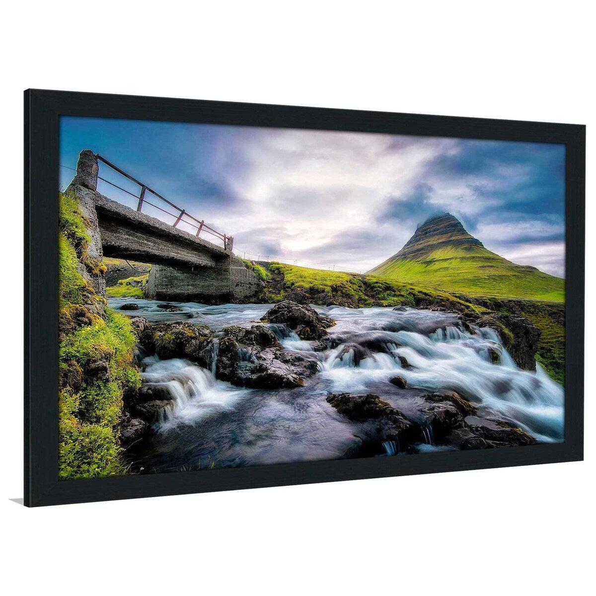Stunning Kirkjufellfoss Iceland Landscape Print on Acrylic - Perfect for Living Room, Office or Gift