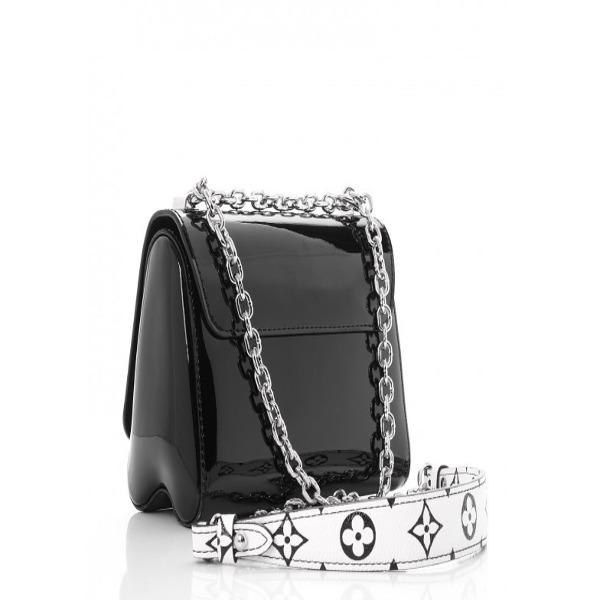 LV Twist PM Monogram Vernis Leather Noir Handbag - Luxury Crossbody Bag for Women | Perfect for Evening Parties, Date Nights & Office Wear