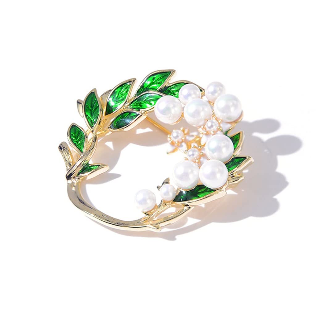 Elegant Gardenia Brooch for Women - Korean Style Fashion Pin, Floral Corsage Accessory for Suits, Dresses & Blouses (Color A) - Perfect for Weddings, Office Wear & Special Occasions