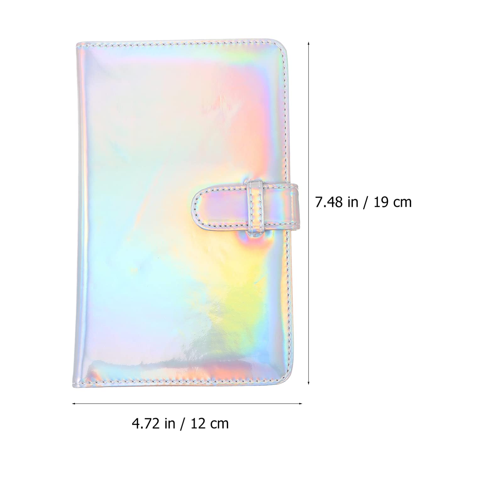 NUOBESTY 6-Pack Mini Photo Albums - 96 Pages Small Rainbow Picture Book for Baby, Wedding & Travel Memories | Compact Plastic Film Wallet & Stamp Holder | Portable Card Storage for Scrapbooking & Gifts