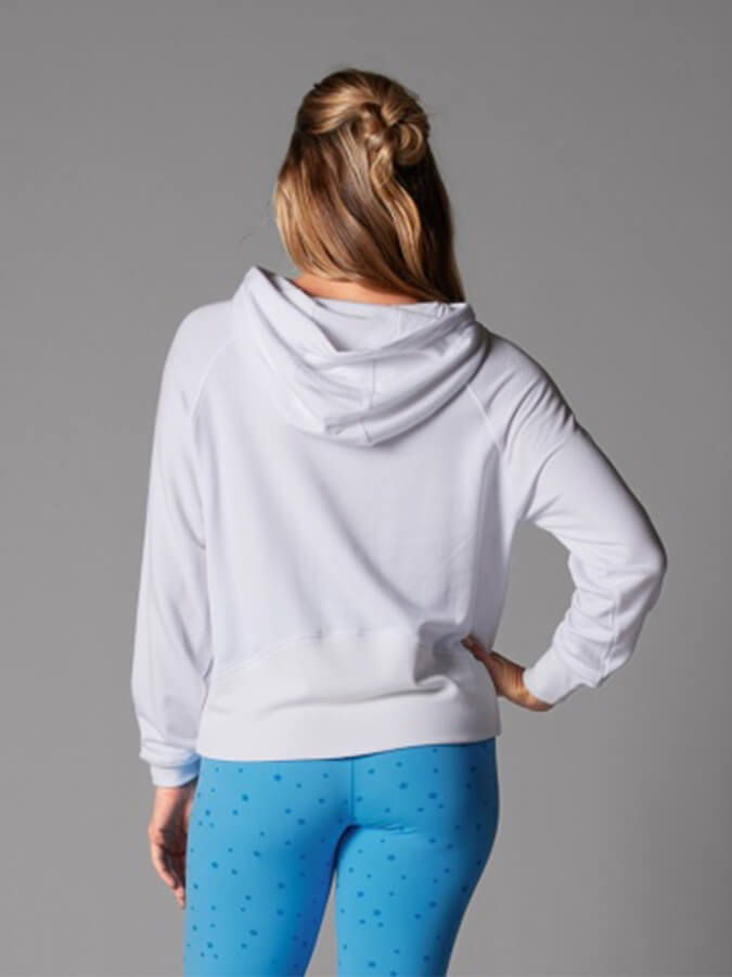 Tavi Cozy Paneled Women's Hoodie - Soft Fleece Pullover Sweatshirt for Casual Wear, Lounge & Outdoor Activities