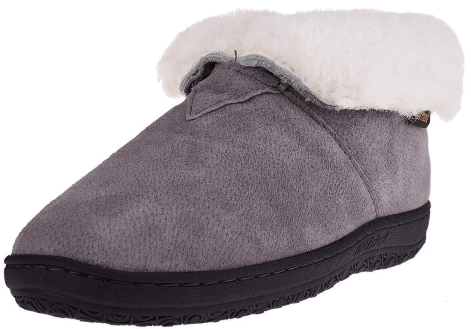 Old Friend Women's Cozy Bootee Slippers - Warm Winter Indoor/Outdoor House Shoes for Comfortable Relaxation