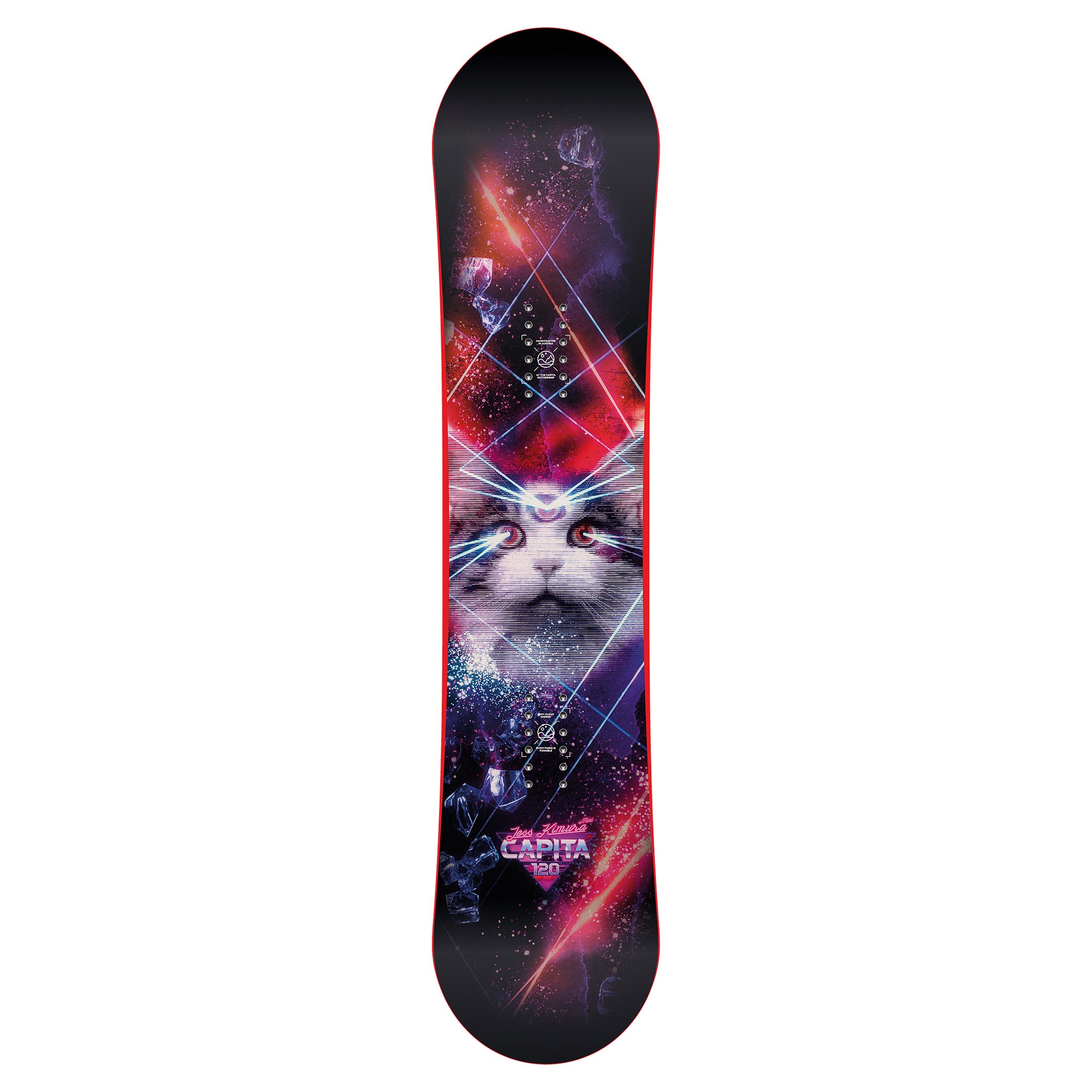 CAPiTA Jess Kimura Mini Snowboard 2025 - Kids & Youth Snowboard for Beginners | Perfect for Park Riding, Freestyle & Learning Snowboarding Skills