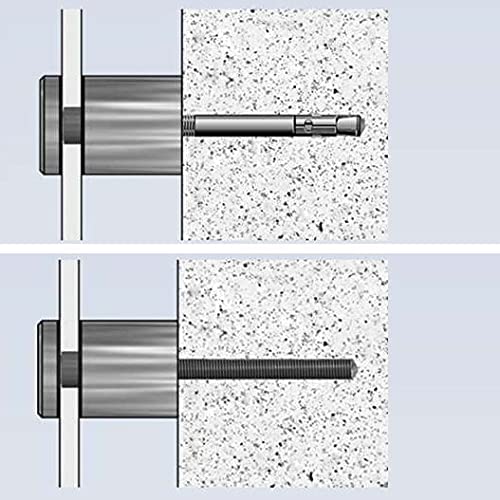10 Pack SS316 Heavy Duty Glass Railing Standoff Hardware - 2