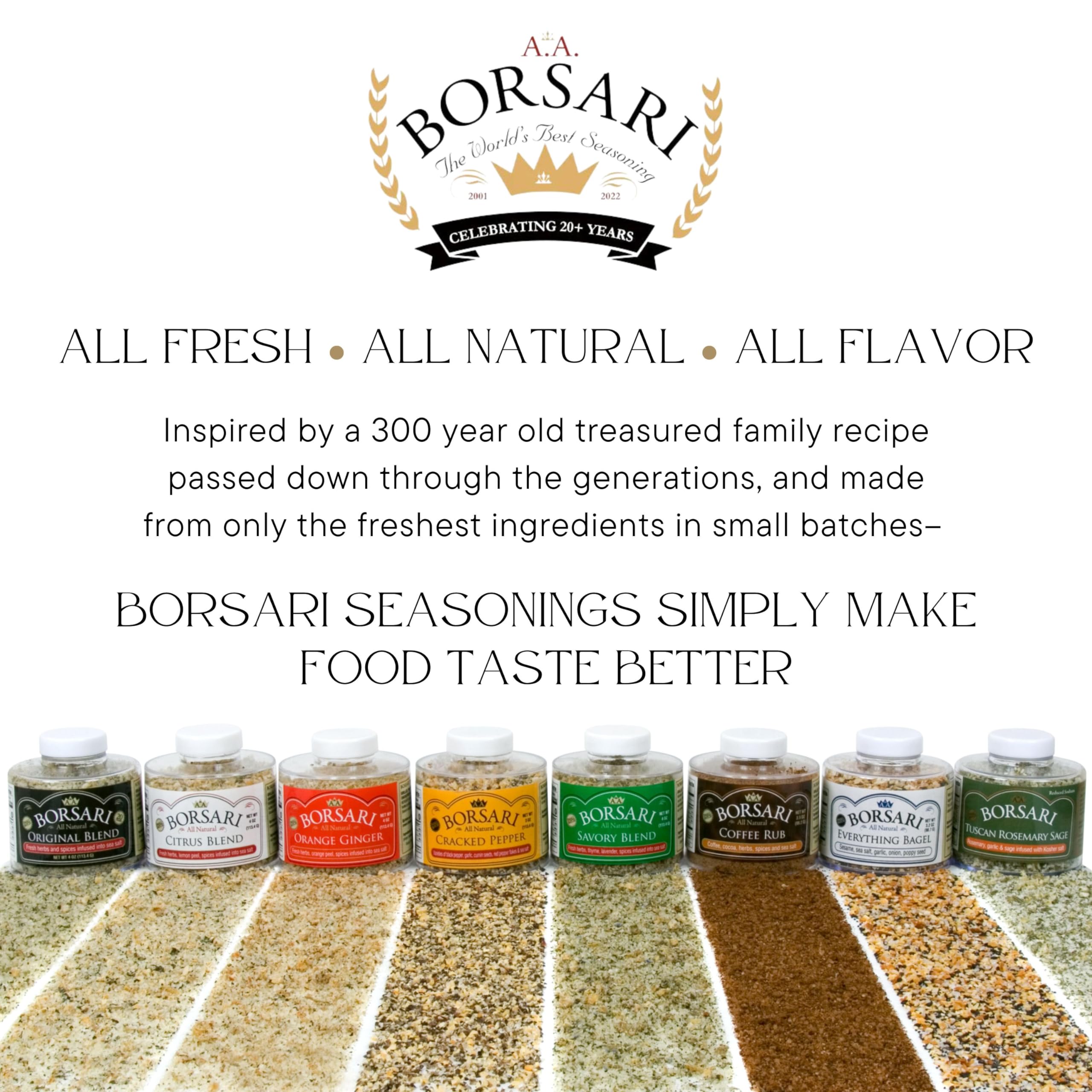 Premium Borsari Coffee Rub Seasoning - All Natural Gourmet Dry Rub for Ribs, Steak & BBQ - Infused with Coffee Spices & Cocoa (19 oz) - Perfect for Grilling, Smoking & Enhancing Meat Flavors