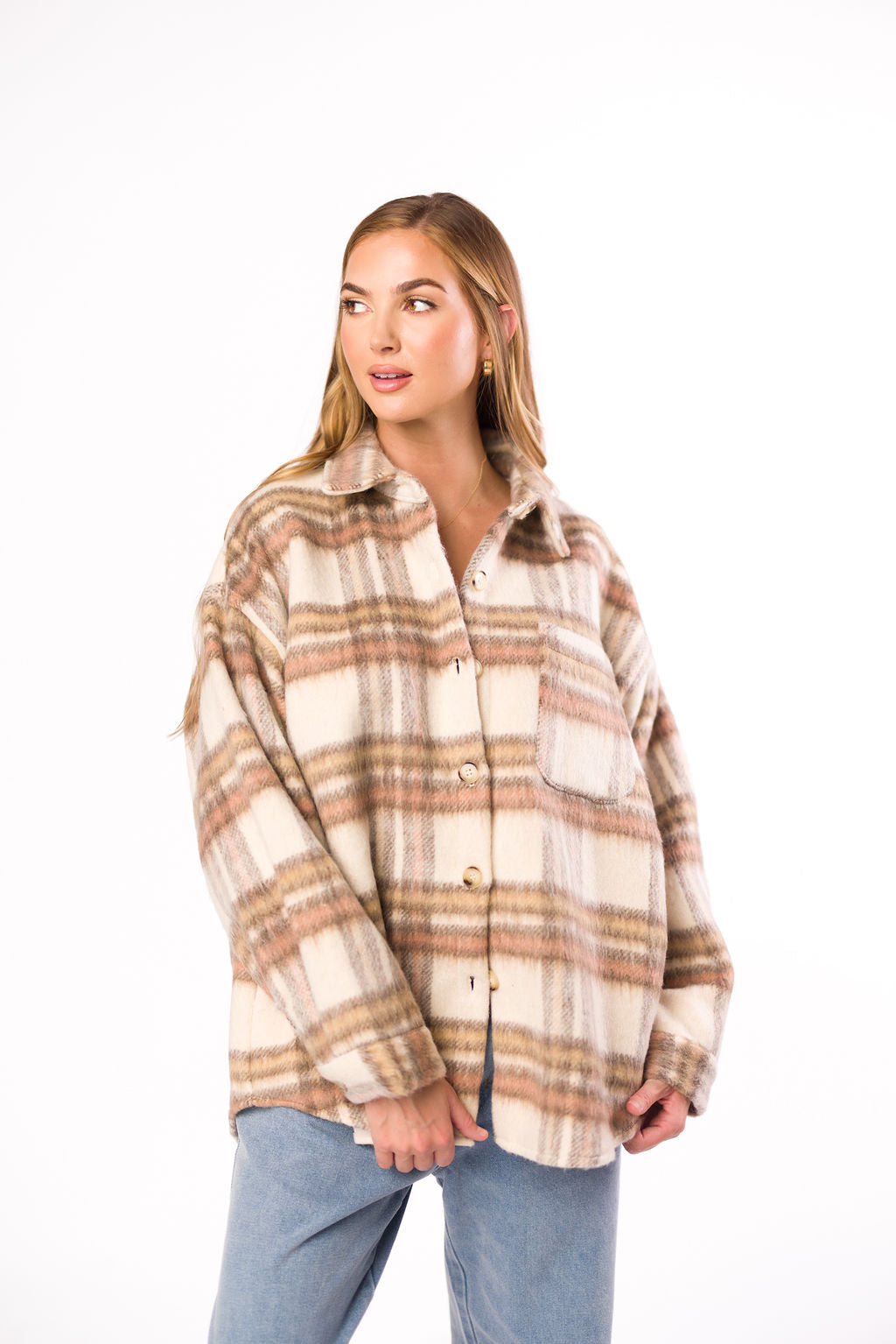 Kingston Flannel Jacket for Men - Soft & Warm Natural Plaid Shirt Jacket - Perfect for Outdoor Camping, Hiking & Casual Wear
