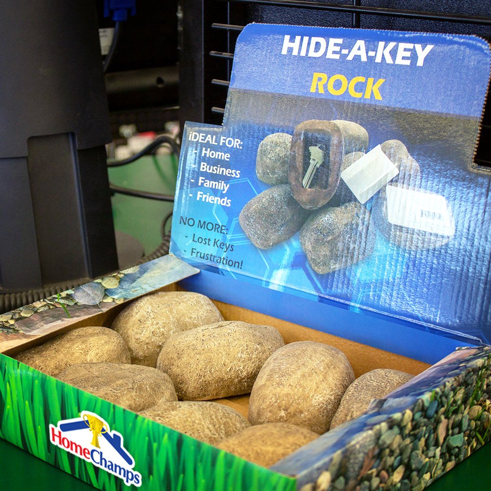 Best Fake Rock Hide a Key - Discreet Outdoor Key Hider Vault Holder for Home Security - Easy to Install - Perfect for Front Yard, Garden, and Vacation Home Access