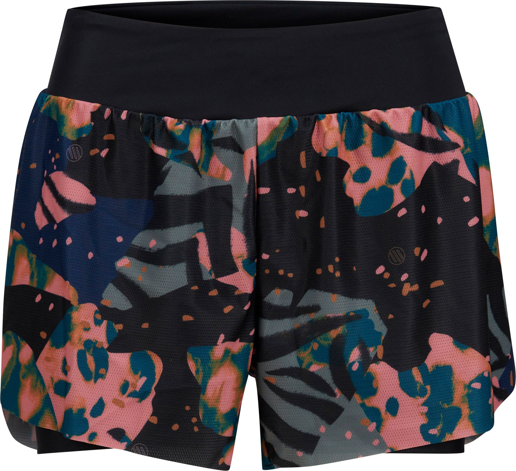 2 in 1 Mesh Split Running Shorts for Women - Breathable High Waist Workout Shorts with Pockets - Perfect for Gym, Jogging & Yoga