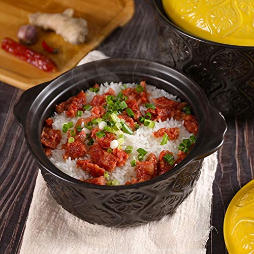 Premium Ceramic Casserole Soup Pot - 3QT Kitchen Cookware for Baking, Stewing & Serving | Durable Ceramic Tableware for Home, Office & Dinner Parties | Ideal for Soups, Stews, Casseroles & Family Meals