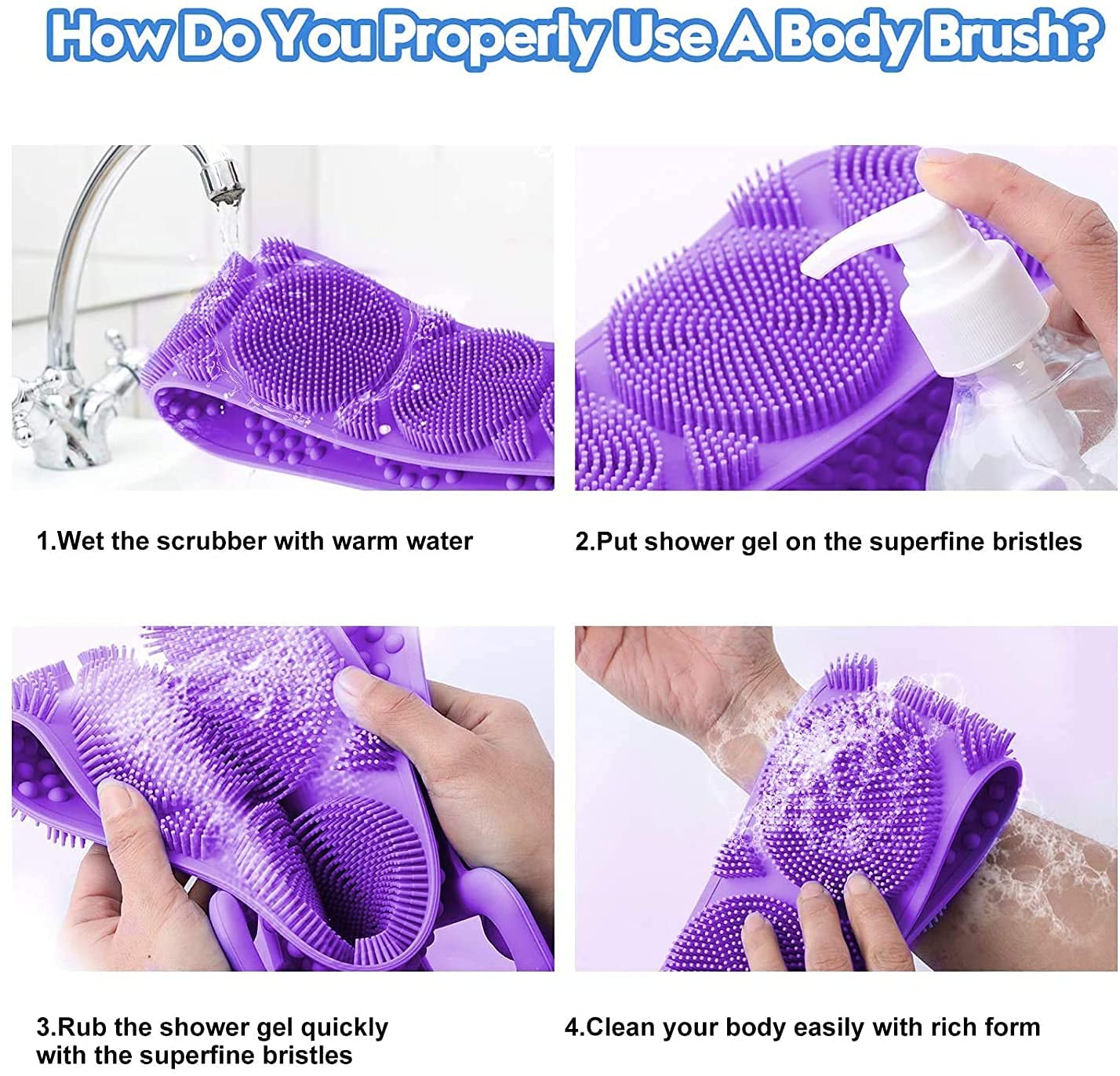 Natural Organic Loofah Body Scrubber for Women - Exfoliating Bath Sponge for Smooth Skin | Perfect for Shower, Spa & Daily Skincare Routine