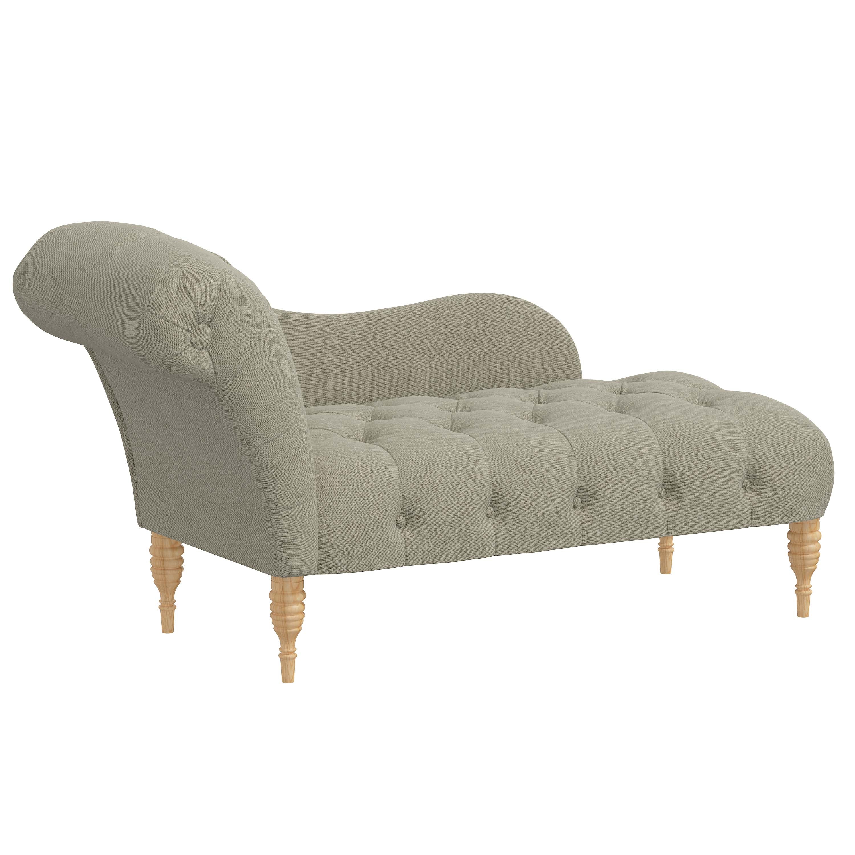 Rowen Chaise Lounge Chair - Modern Accent Furniture for Living Room, Bedroom & Patio - Stylish Upholstered Seating with Wooden Legs - Perfect for Relaxing, Reading & Decorating Your Home
