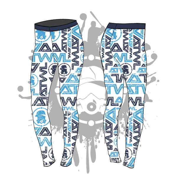 High Waist All Over Print Tron Women's Leggings - Comfortable & Stylish Workout Pants for Yoga, Running & Gym