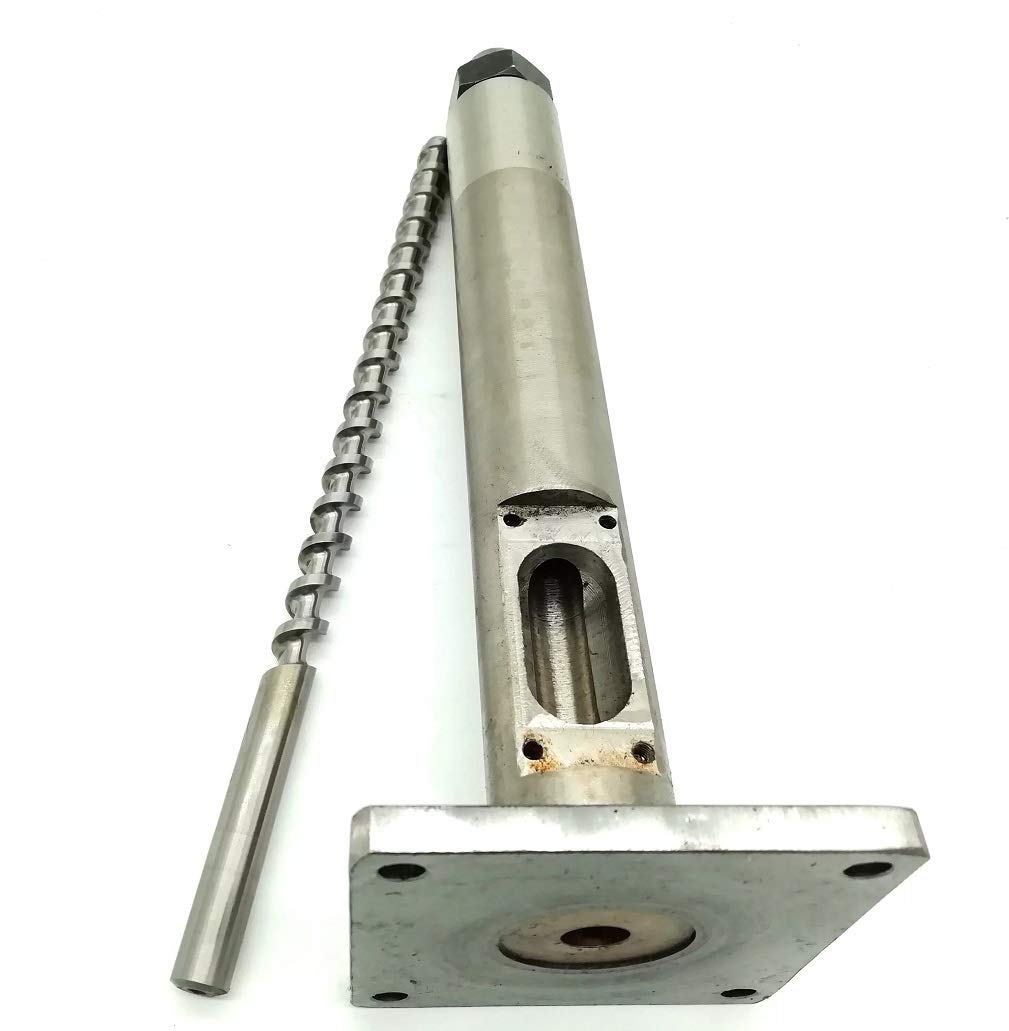 RD ROBOTDIGG 12mm Pellet Extruder Screw & Barrel Kit with 1.75mm Nozzle - Compatible with 3D Printers - Perfect for DIY 3D Printing, Plastic Recycling & Prototyping Projects