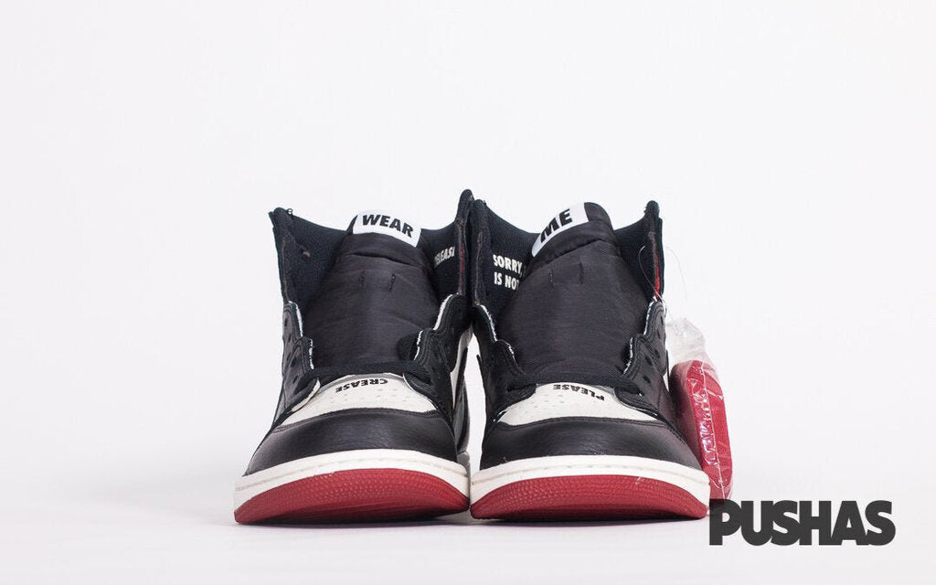 Air Jordan 1 'Not For Resale' Varsity Red Sneakers - New Authentic Basketball Shoes for Men - Perfect for Streetwear & Sneaker Collection