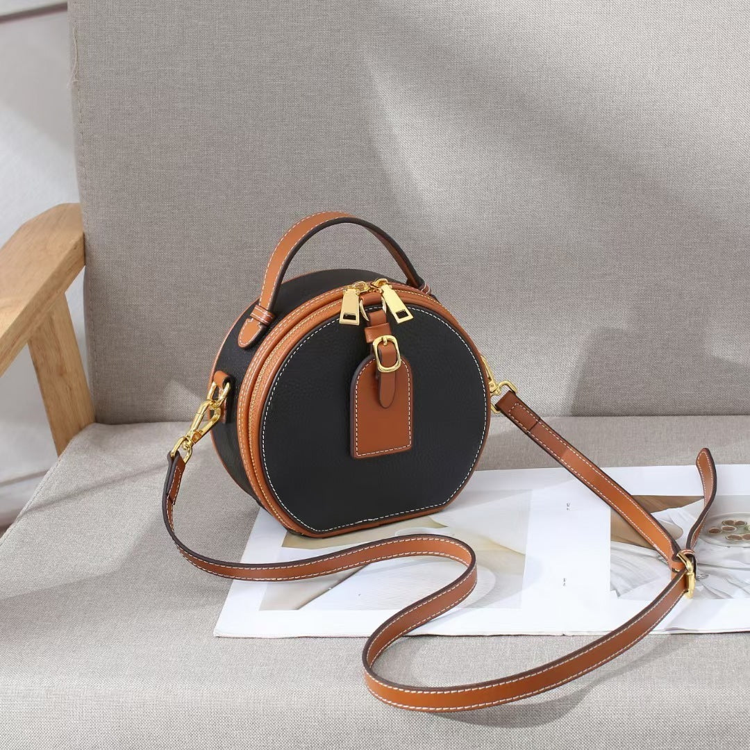 Genuine Leather Small Tote Bag for Women - Stylish Shoulder Bag & Crossbody Purse - Perfect for Work, Travel & Everyday Use