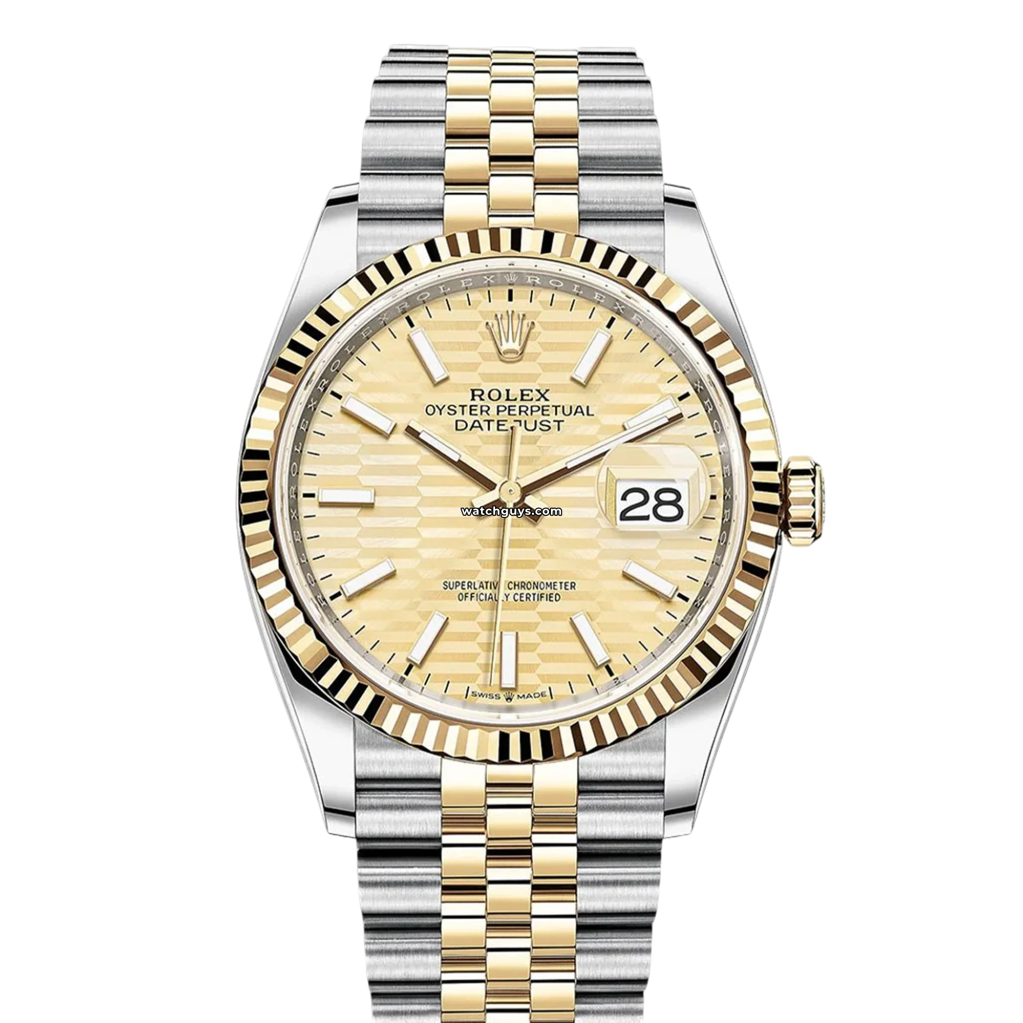 Rolex Datejust 126233 Champagne Dial 36mm Stainless Steel & Gold Watch for Men - Perfect for Business, Formal Events & Luxury Gifting