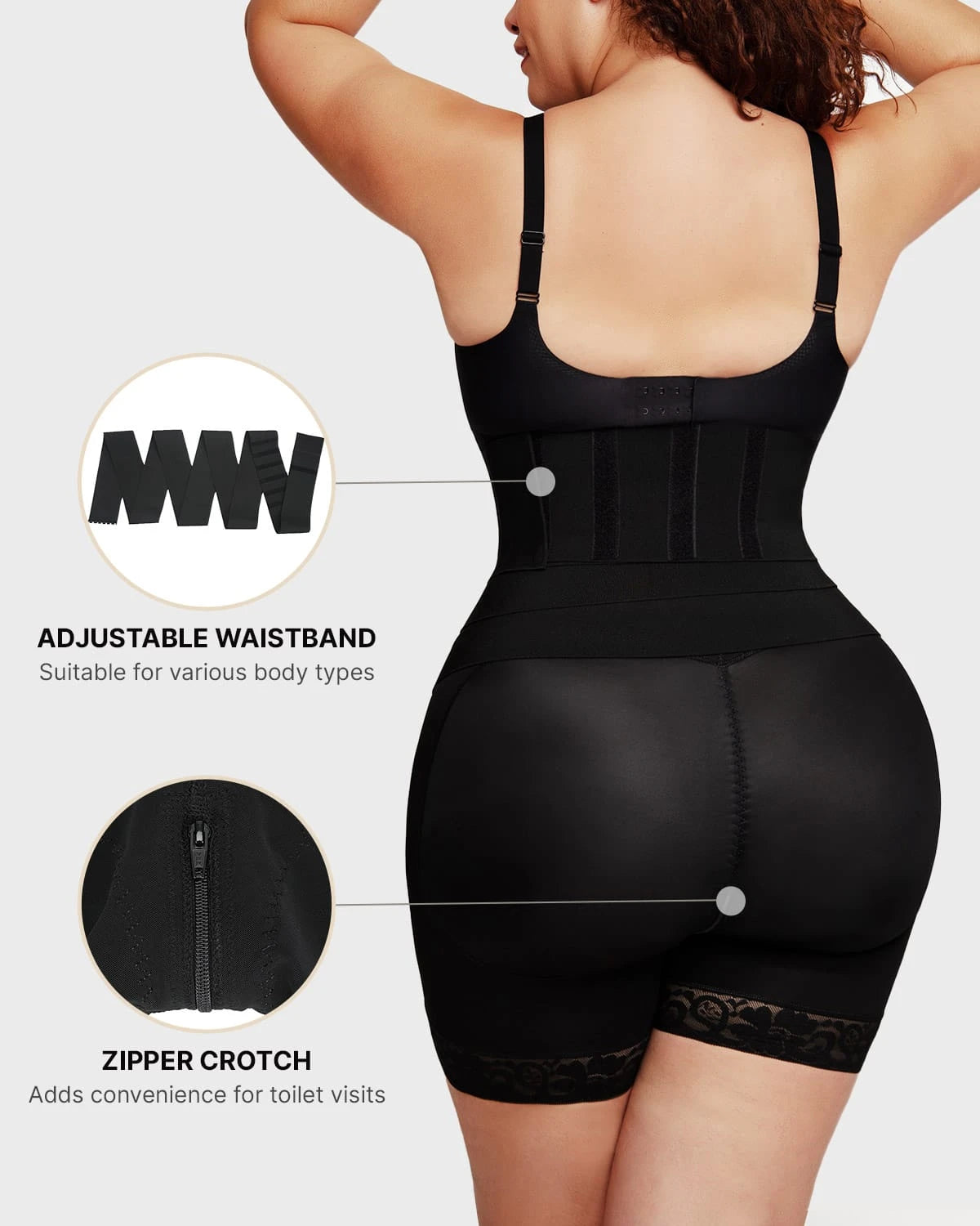 AirSlim® 2-in-1 High Waisted Booty Lift Shaper Shorts for Women - Tummy Control Shapewear & Butt Lifting Underwear - Perfect for Workout, Yoga, and Everyday Wear