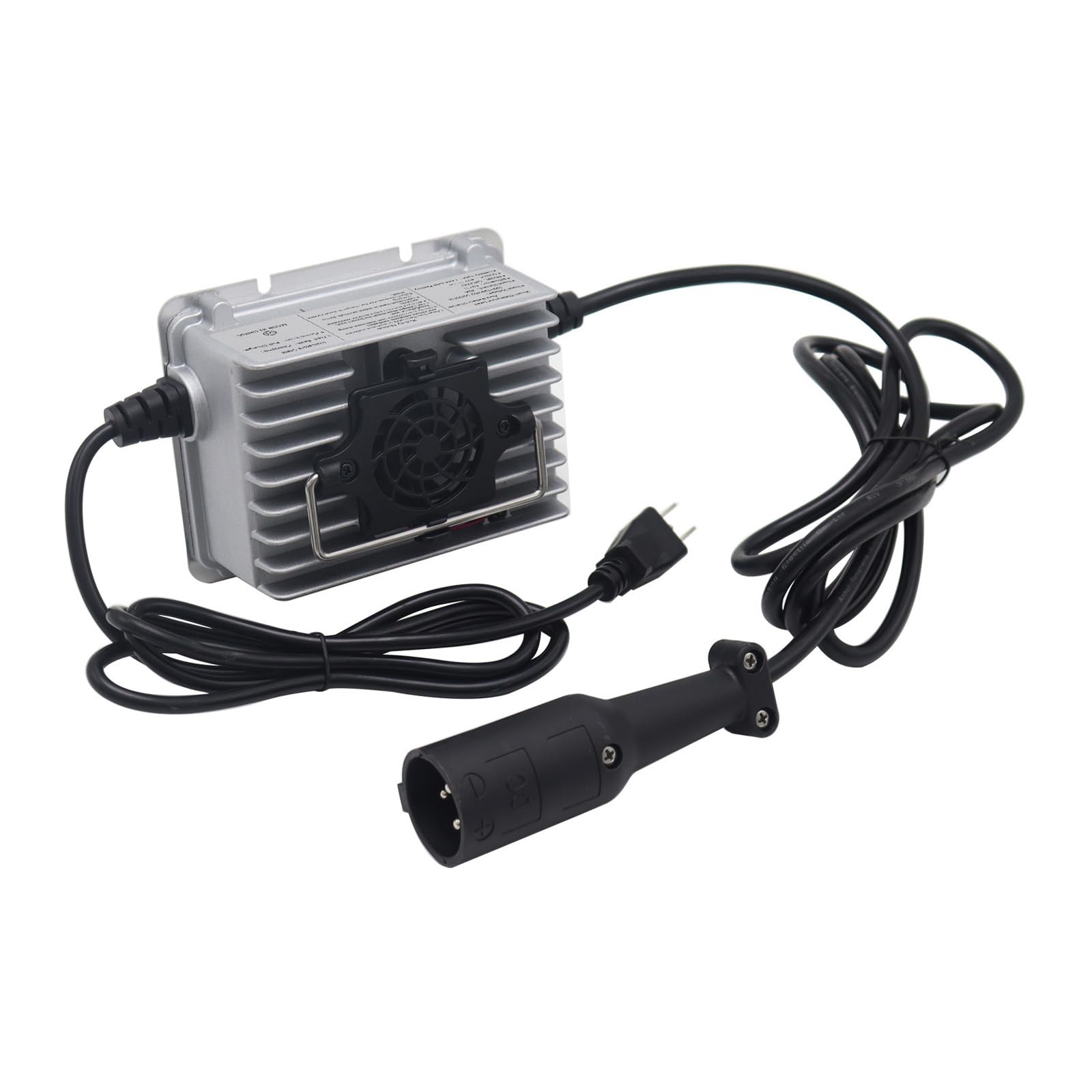 **Abakoo 48V 5A Golf Cart Battery Charger for Club Car with 3-Pin Round Plug – Fast Charging for Golf Carts, Electric Vehicles & Outdoor Power Equipment**