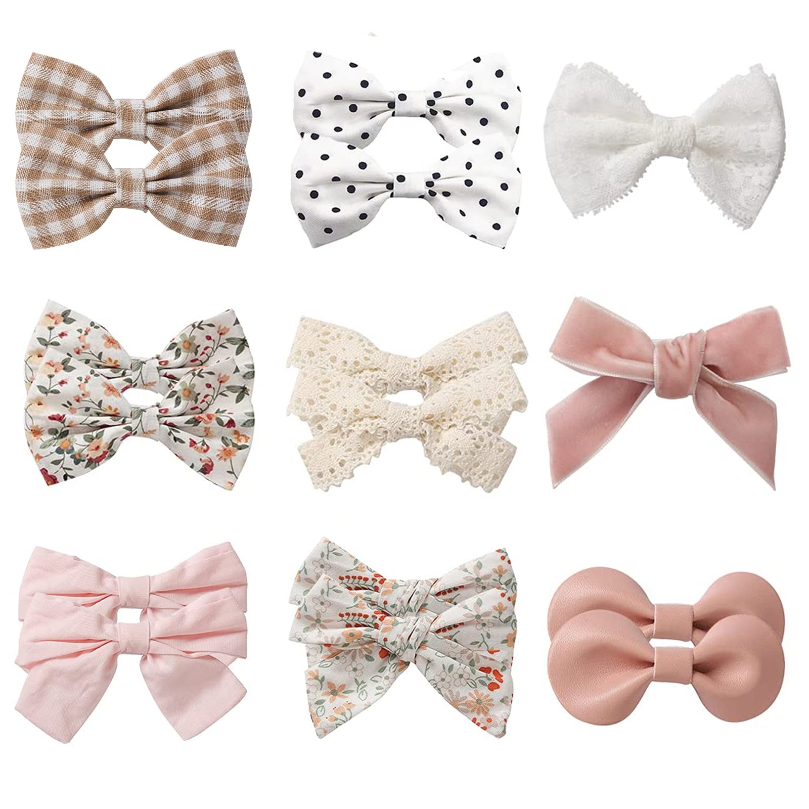 Non-Slip Baby Hair Clips for Girls - Soft Lined Barrettes & Hair Bows for Infants & Toddlers - Perfect for Daily Wear, Parties, and Special Occasions