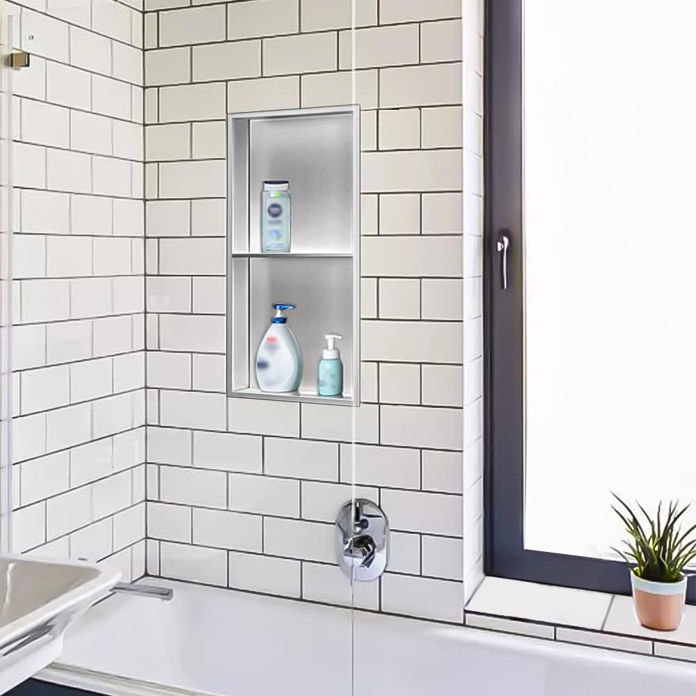 Neodrain No Tile Shower Niche - 13.1