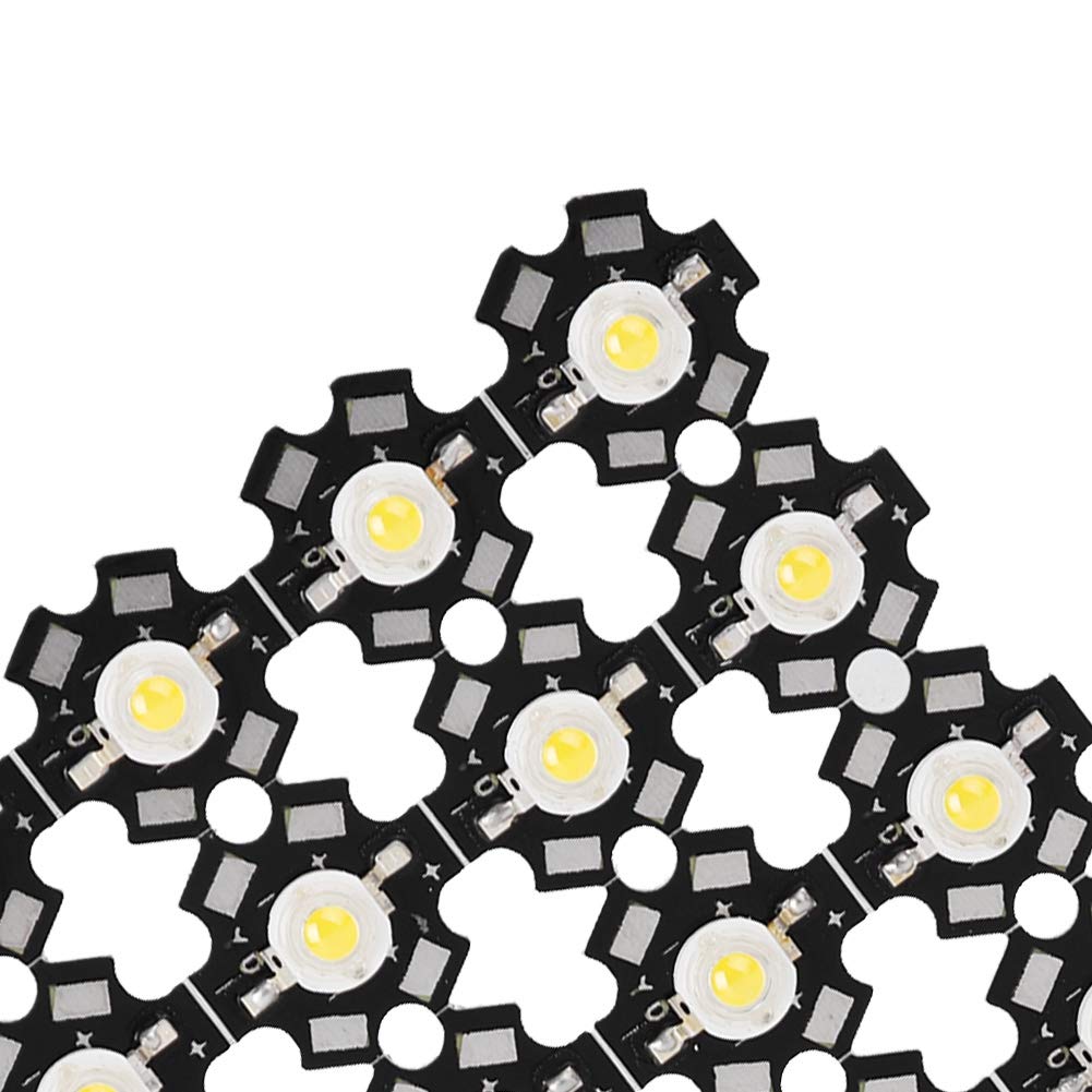 25pcs High Brightness 6000-6500K White LED SMD Chip Light Bulbs for DIY Lighting Fixtures - Energy Efficient LED Beads for Home, Office, and Workshop Spotlights