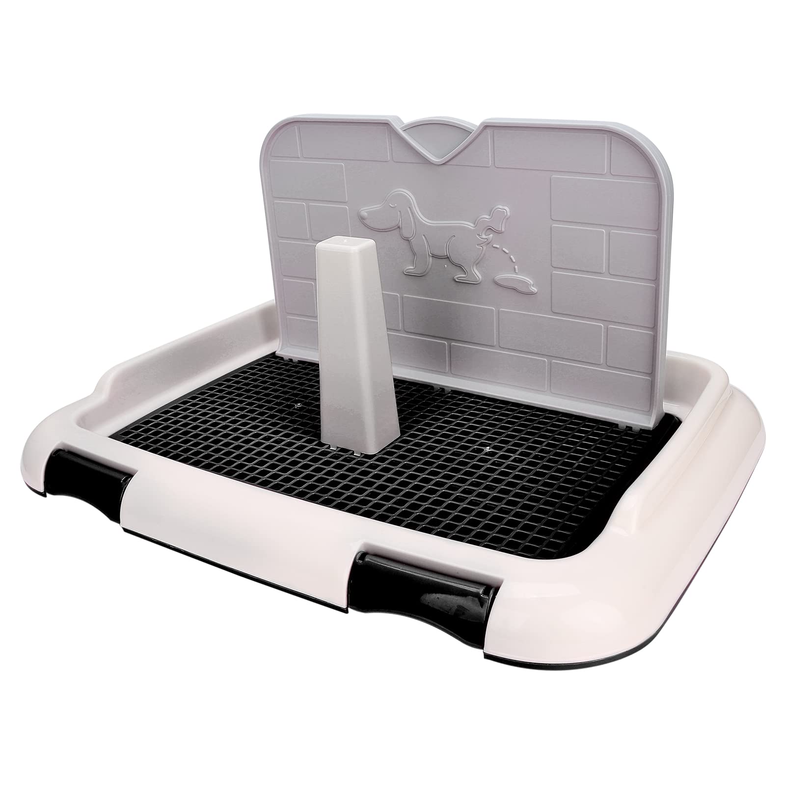 Zerodis Indoor Dog Potty Tray - Puppy Training Toilet with Pee Pads for Small & Large Dogs - Perfect for Apartments, Patios & Housebreaking - Ideal for Busy Pet Owners & Urban Living