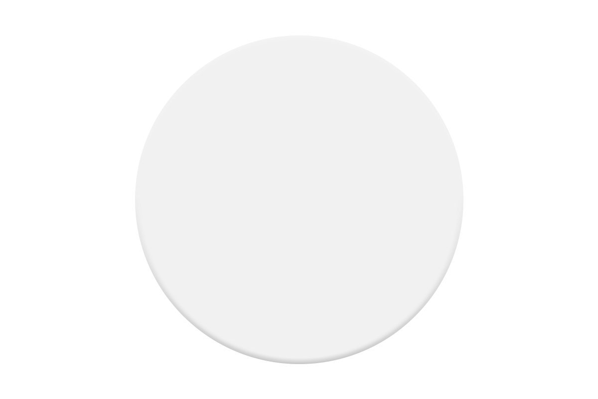 JasonL 39-Inch Round Melamine Table Top - Durable & Scratch-Resistant for Indoor/Outdoor Dining, Kitchen, or Office Use