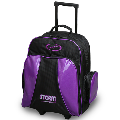 Storm Rascal 1 Ball Roller Bowling Bag - Black/Amethyst | Lightweight & Durable for League Play & Tournaments | Perfect for Bowling Enthusiasts & Pro Players