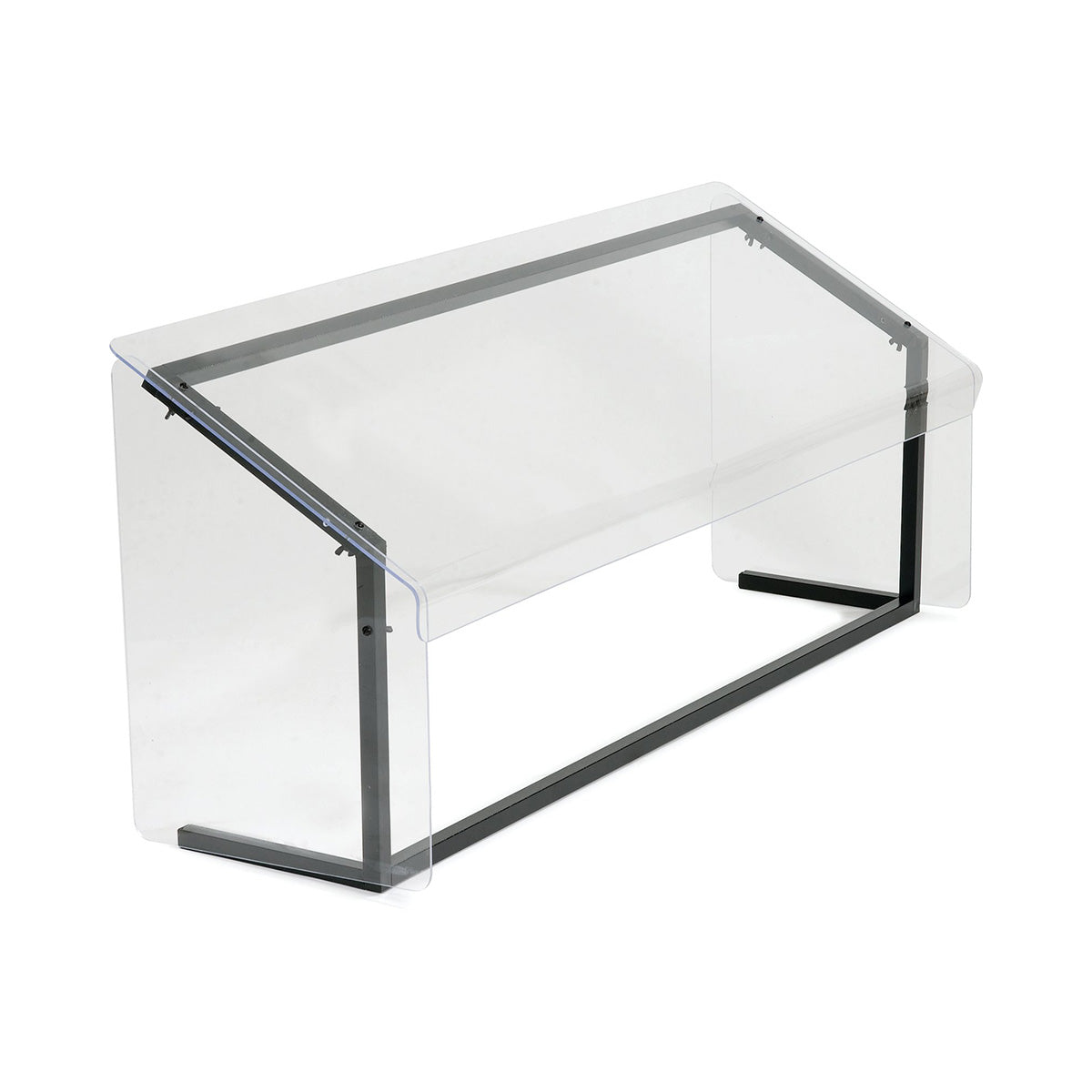 Carlisle 914807 Clear Single Sided Sneeze Guard - 48