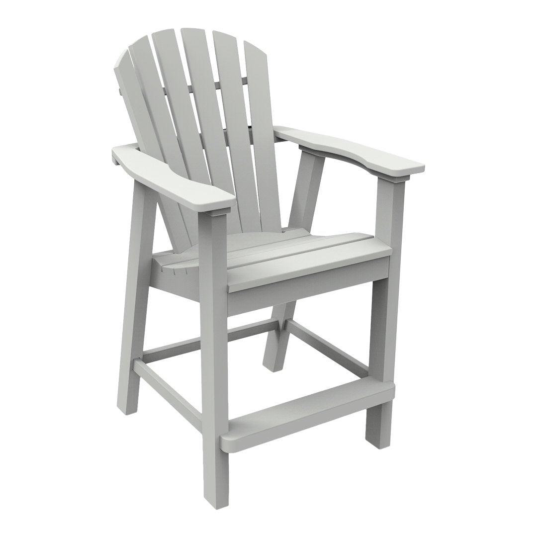 Adirondack Shellback Balcony Chair - Comfortable Outdoor Rocking Chair for Patio, Deck, Garden & Porch - Perfect for Relaxing & Lounging in Sun or Shade