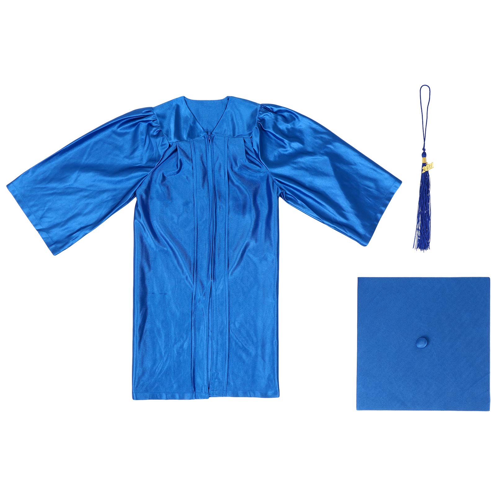 1 Set Kids Graduation Gown & Cap Set - Child Graduation Dress for Boys & Girls - Perfect for School Ceremonies, Photo Shoots & Home Decor