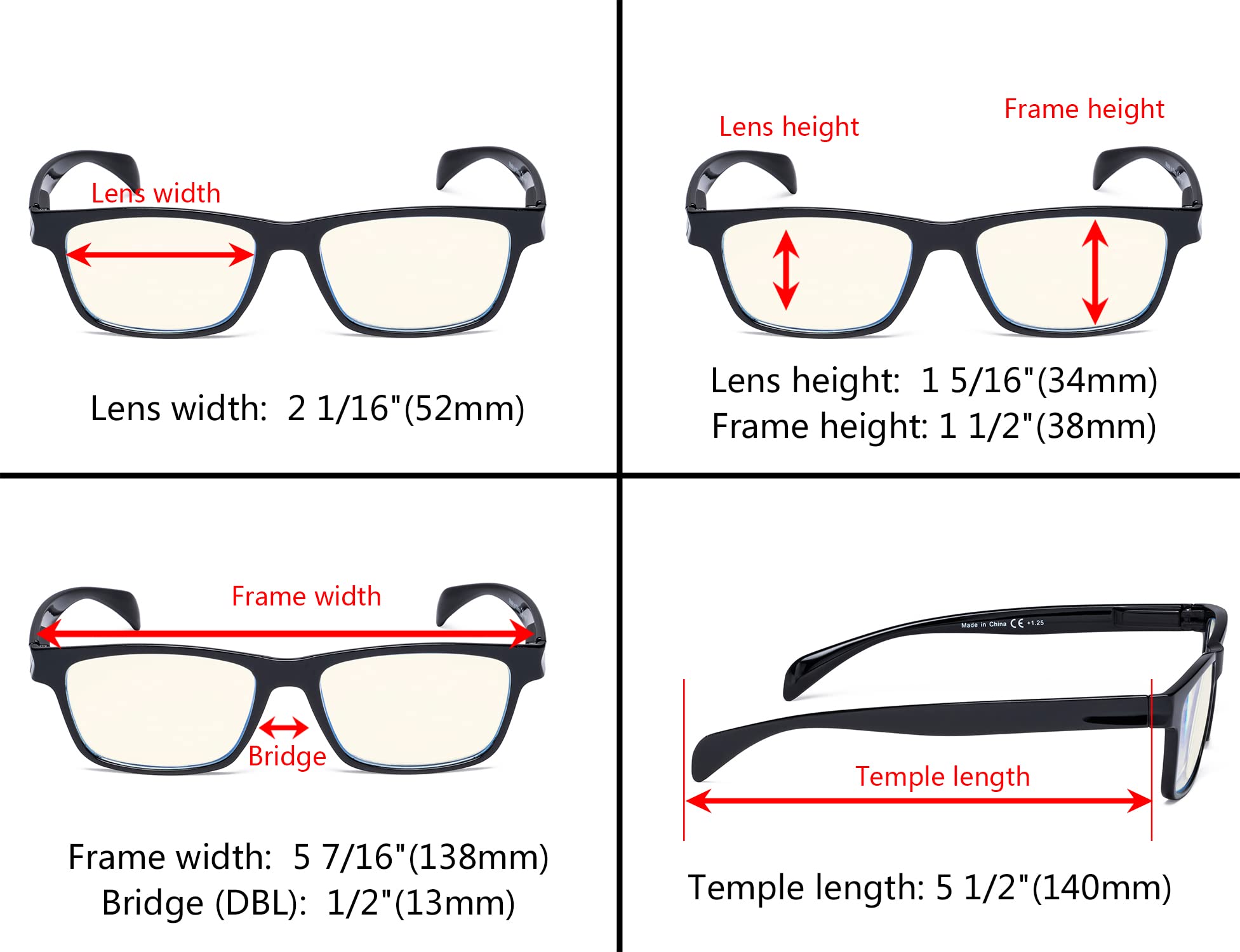 Blue Light Blocking Reading Glasses Multipack for Women & Men - Anti-Eyestrain Computer Glasses with Tinted Lenses for Office, Gaming & Digital Screen Use