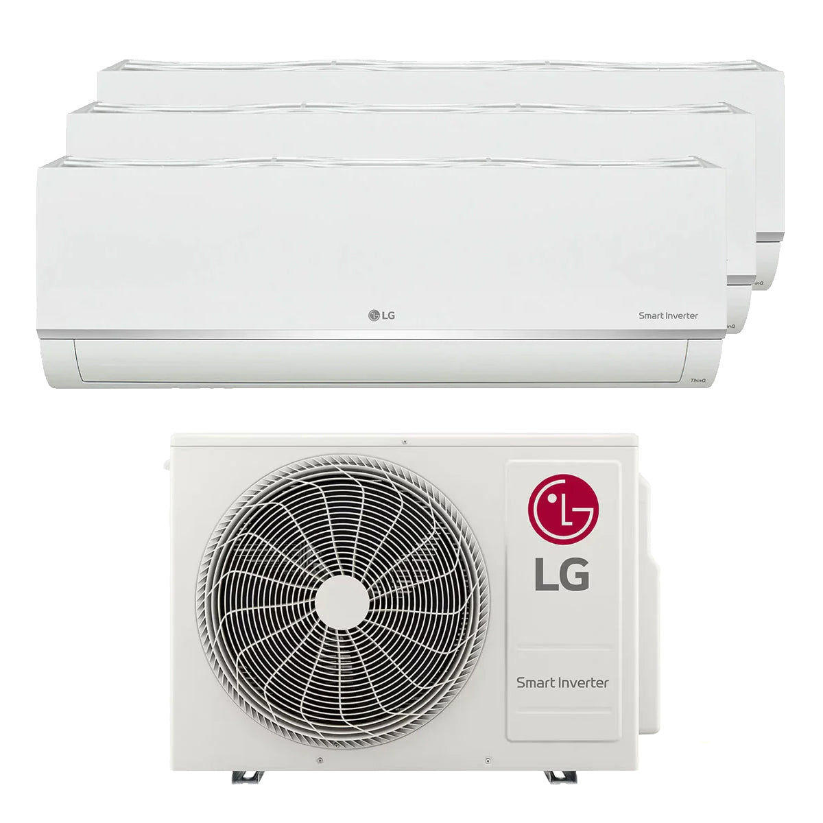 ALPHA+ SYSTEM 3 WiFi Smart Air Conditioner (12K BTU x2 + 18K BTU) with Free Installation & $200 LG Grocery Voucher - Perfect for Smart Home Cooling in Living Rooms and Bedrooms