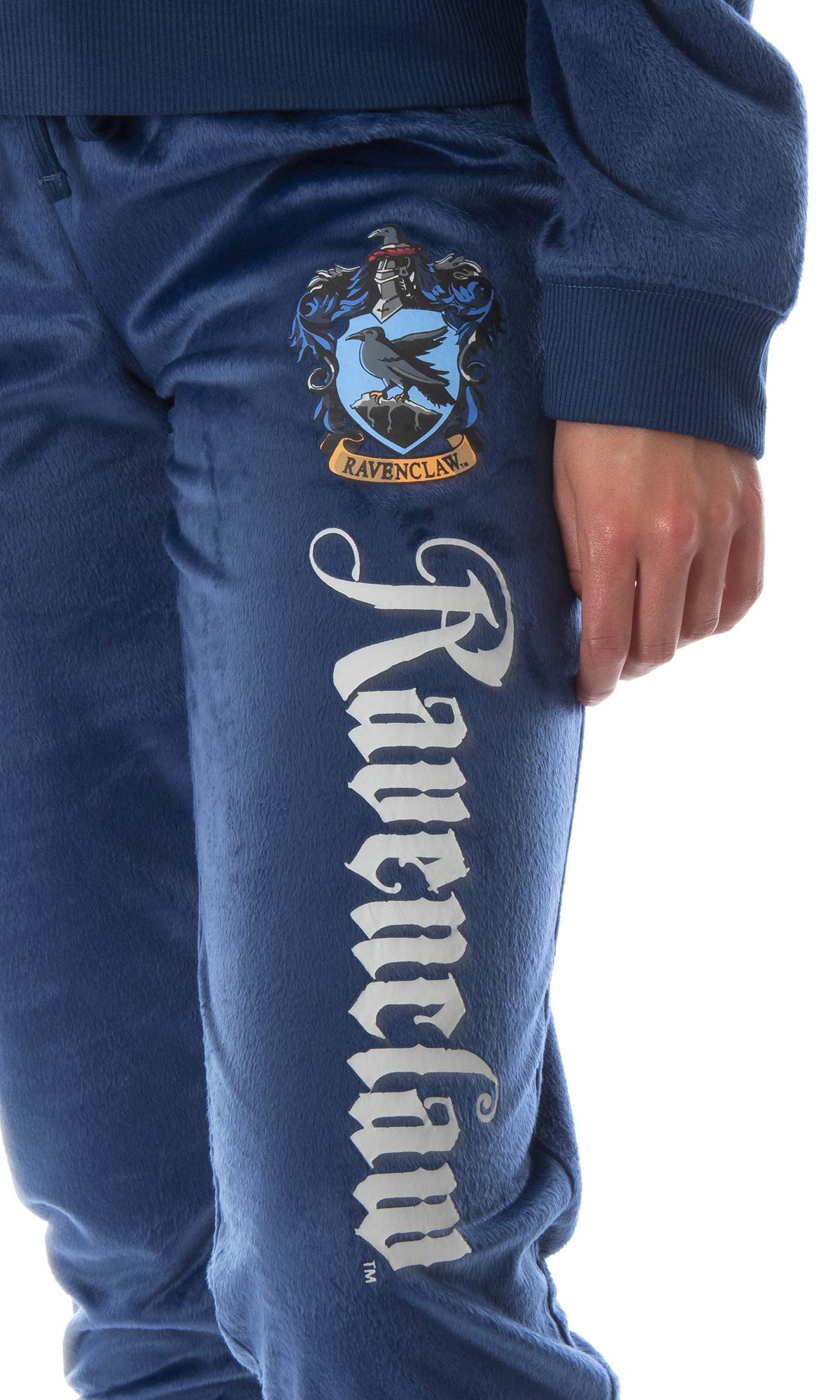 Harry Potter Hogwarts House Crest Fleece Pajama Set for Kids - Gryffindor, Slytherin, Ravenclaw & Hufflepuff - Cozy Sleepwear for Boys & Girls - Perfect for Halloween, Christmas Gifts & Movie Nights