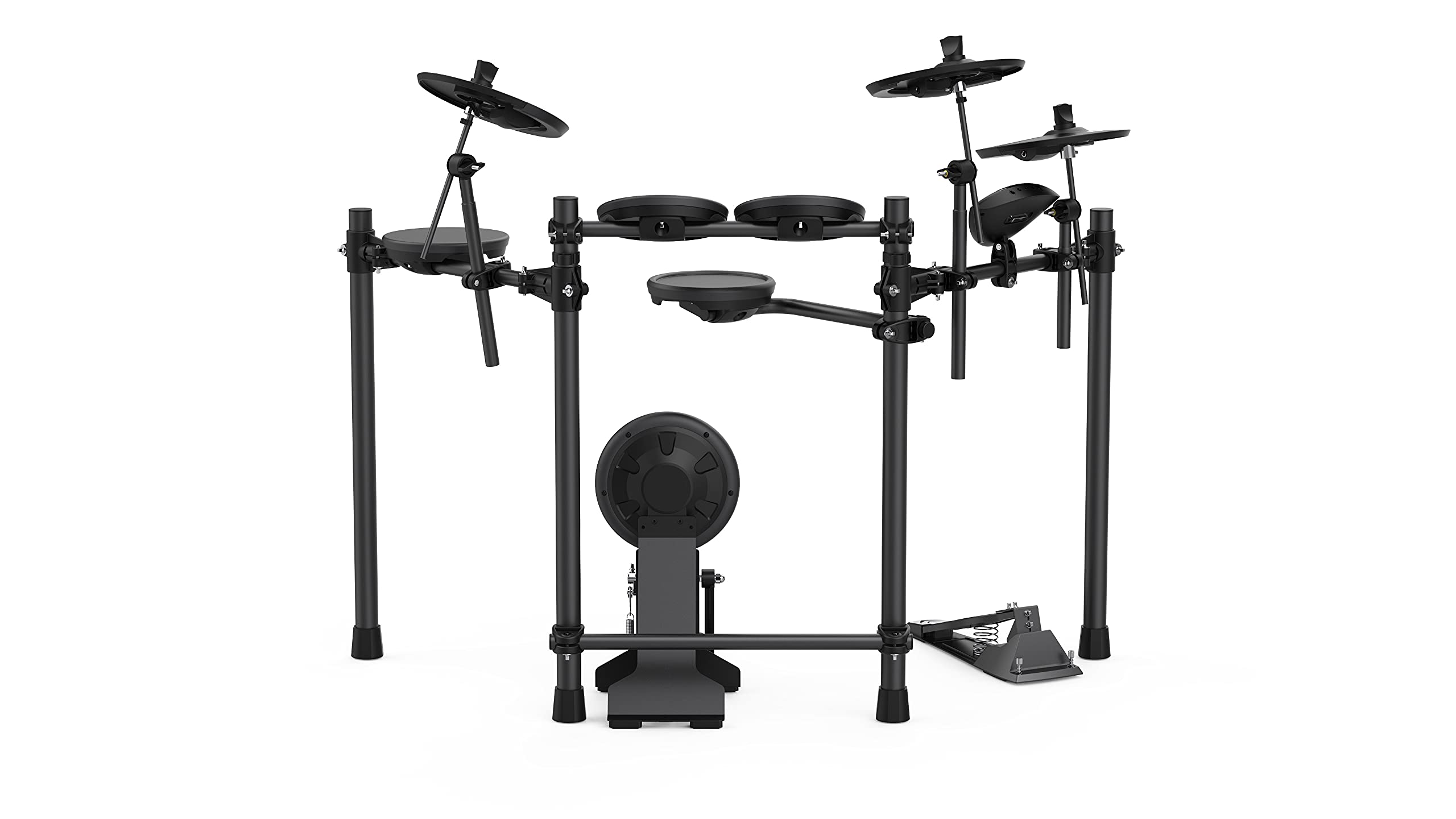 KAT Percussion KT-100 Electronic Drum Set with Mesh Pads - Professional Portable Digital Drum Kit for Home Practice, Studio Recording & Live Performance - Perfect for Beginners & Musicians