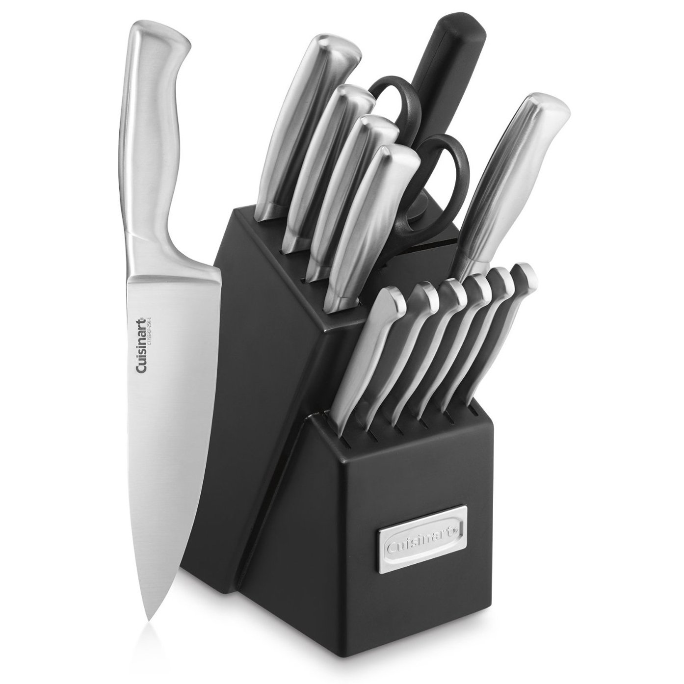 Cuisinart BFP-703BC Smart Power Duet 7-Cup Blender and Food Processor Combo with Block Knife Set - Perfect for Smoothies, Sauces, and Meal Prep in Modern Kitchens