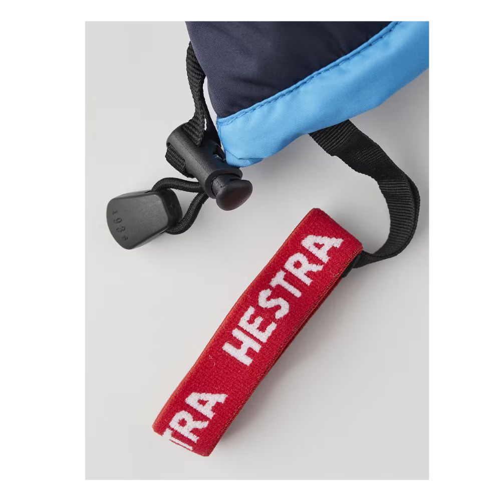 Hestra Czone Kids Ski Gloves - Waterproof & Warm Winter Gloves for Boys & Girls (Navy/Sky Blue) - Perfect for Skiing, Snowboarding & Outdoor Winter Activities