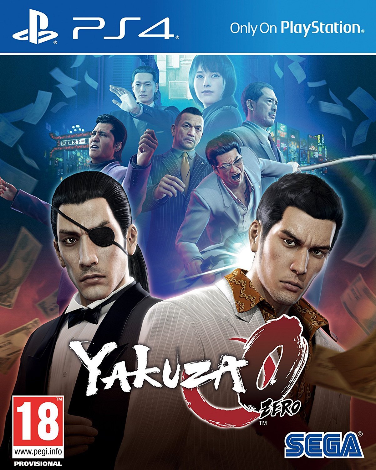 Yakuza 0 PS4 Game - Open World Action Adventure Set in 1980s Japan | Perfect for Crime Drama & Japanese Culture Fans