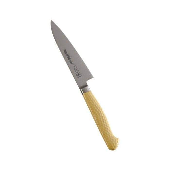 Hasegawa Premium Stainless Steel Petty Knife - 5.5 Inch Japanese Kitchen Knife with Antibacterial Coating | Ideal for Slicing, Peeling & Precision Cutting Fruits, Vegetables & Small Ingredients