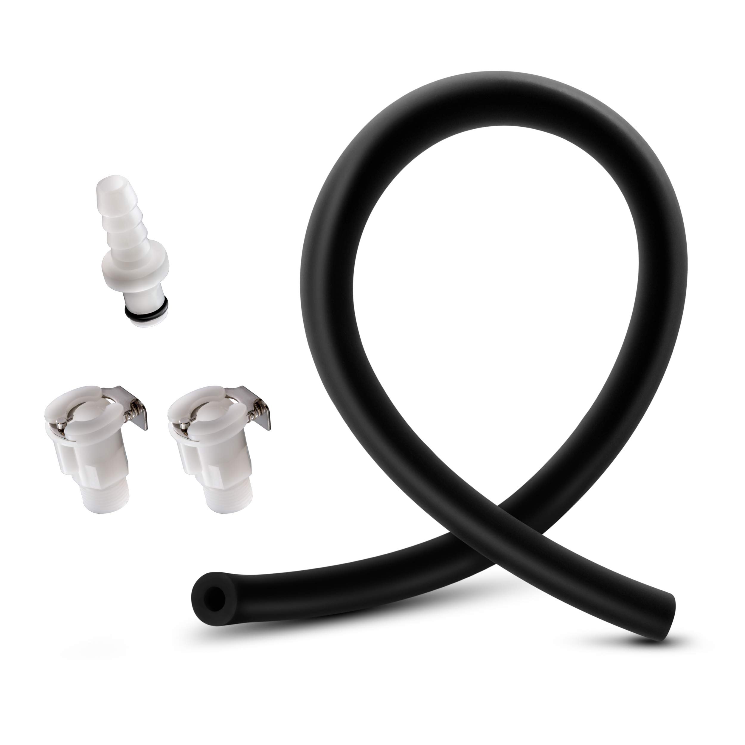 Blush Novelties Performance Penis Pump Upgrade Kit with Silicone Tubing - Male & Female Fittings - Enhance Intimacy for Couples & Solo Play - Perfect for Sensual Massage & Pleasure Enhancement