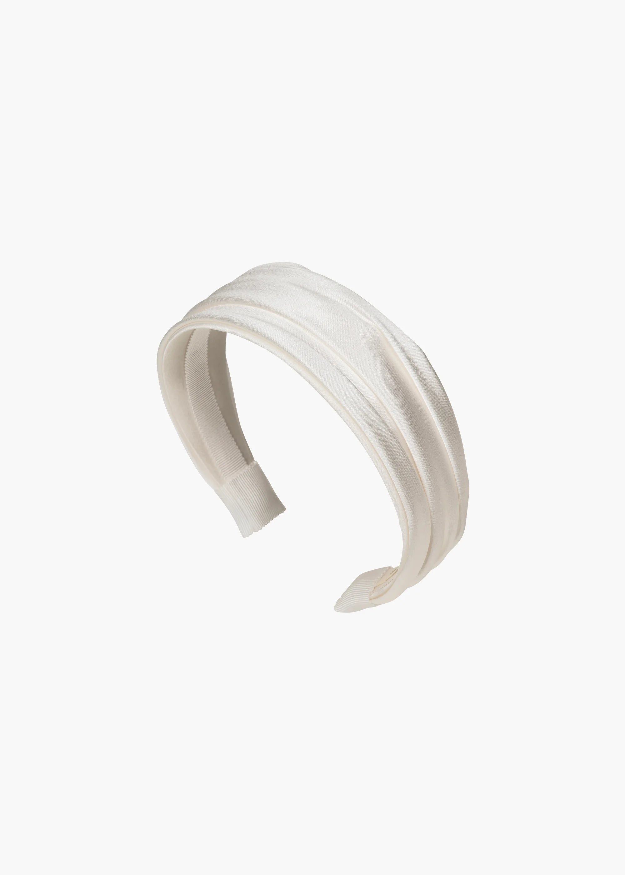 Natasha Headband for Women - Soft Cream Hair Band for Running, Yoga, Workout & Everyday Wear