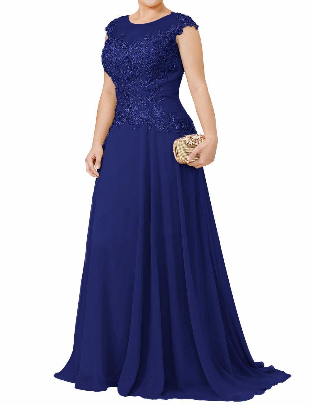 Elegant Lace Mother of The Bride Dresses - Long Chiffon Evening Gown for Women | Perfect for Wedding Guest, Formal Events & Special Occasions