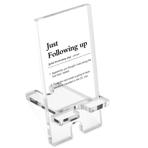 clear just following up