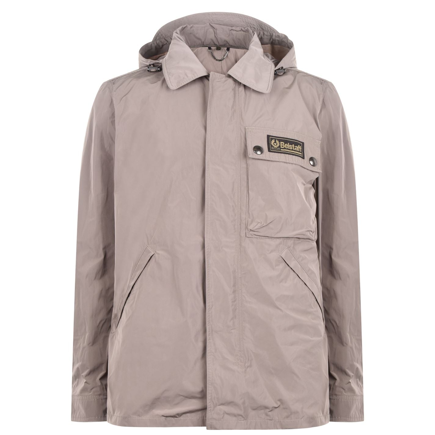 Belstaff Beige Weekender Jacket - Men's Vintage Style Waterproof Windbreaker for Travel & Outdoor Adventures