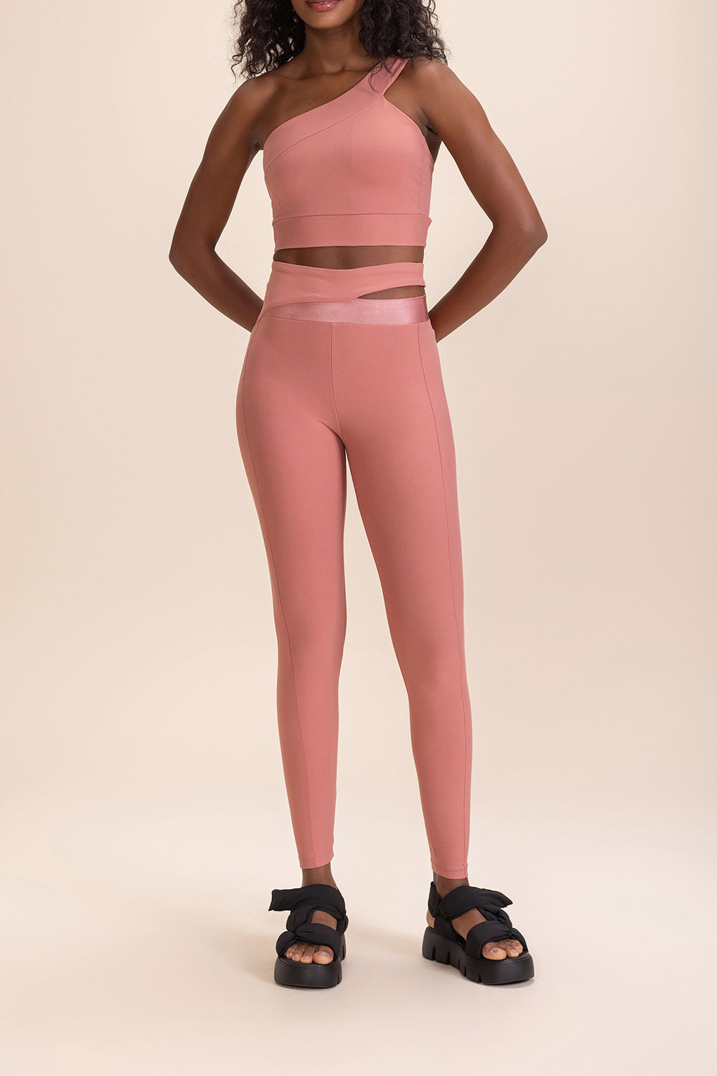 High Waist Strap Leggings for Women - 455230 | Yoga, Workout & Casual Wear | Comfortable & Stylish Activewear