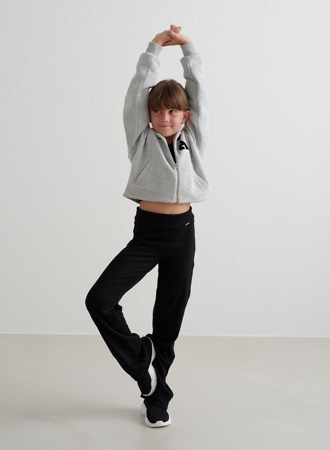 Black Ribbed High-Waisted Pants for Women - Stretchy Comfort Fit Casual Lounge Pants - Perfect for Yoga, Running Errands & Relaxing at Home